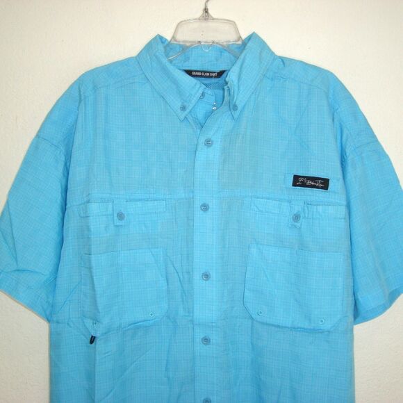 NWT BlackTip Mens Vented UPF 30 Moisture Wicking Outdoor Fishing Shirt Size XXL - Picture 9 of 13